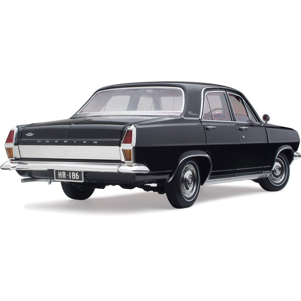 Classic Carlectables Holden HR Premier Warrigal Black, 1:18 Scale Diecast Model Car