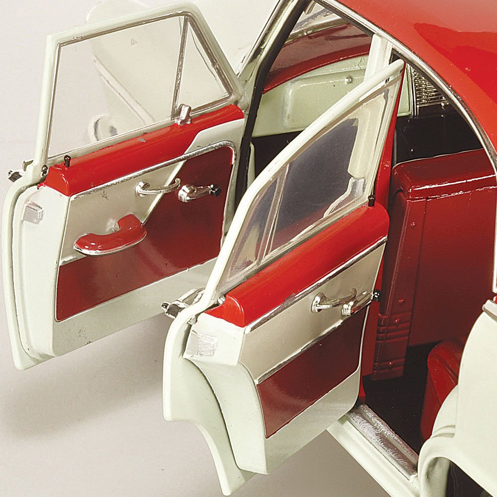 Classic Carlectables Holden FE Special Gypsy Red over Castle Grey, 1:18 Scale Diecast Model Car