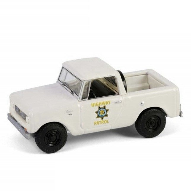 1964 Harvester Scout Half Cab, Police Car, Hot Pursuit, 1:64 Scale Diecast Car