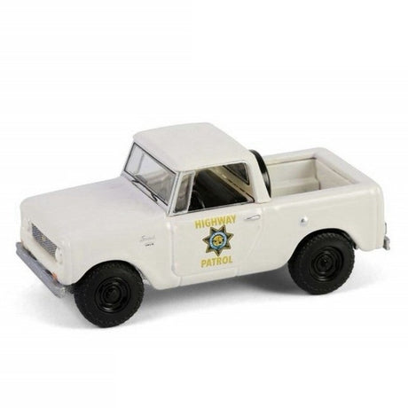 1964 Harvester Scout Half Cab, Police Car, Hot Pursuit, 1:64 Scale Diecast Car
