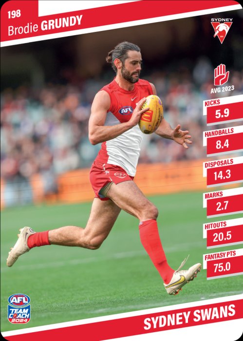 2024 Teamcoach AFL Common Cards - Cards 101 to 200 - Pick Your Card