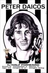 Collingwood Magpies 1990 Premiers Card Set by Noel