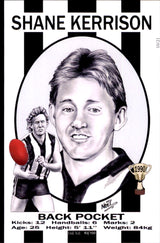 Collingwood Magpies 1990 Premiers Card Set by Noel