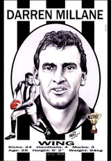 Collingwood Magpies 1990 Premiers Card Set by Noel
