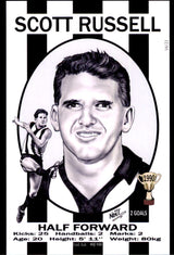 Collingwood Magpies 1990 Premiers Card Set by Noel