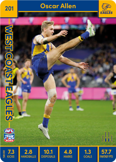 2023 Teamcoach AFL Common Cards -  Cards 201 to 225 - Pick Your Card