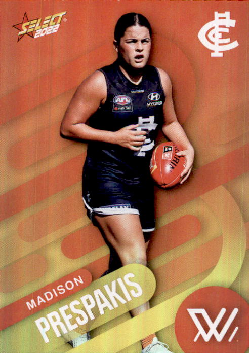 2022 Select Footy Stars AFL ORANGE Parallel Cards - Cards PS172 to PS217 - Pick Your Card