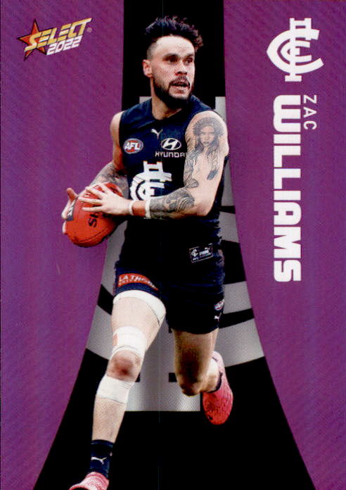 2022 Select Footy Stars AFL PURPLE Parallel Cards - Cards PP1 to PP151 - Pick Your Card