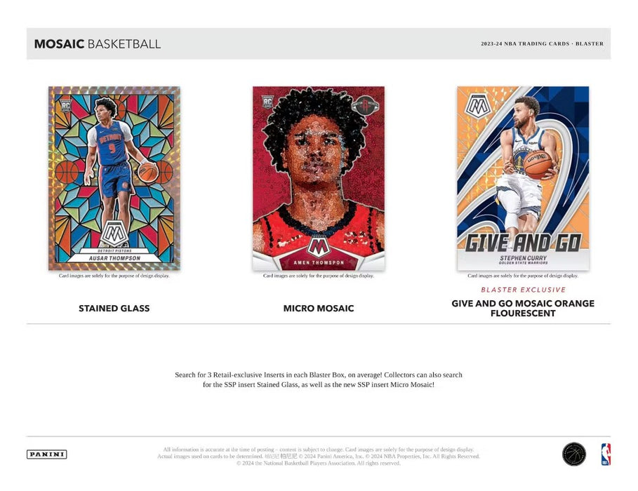 2023-24 Panini Mosaic Basketball 6-Pack Blaster Box