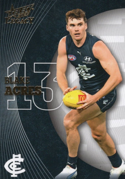 2023 Select AFL Legacy Base Cards - 1 to 100 - Pick Your Card