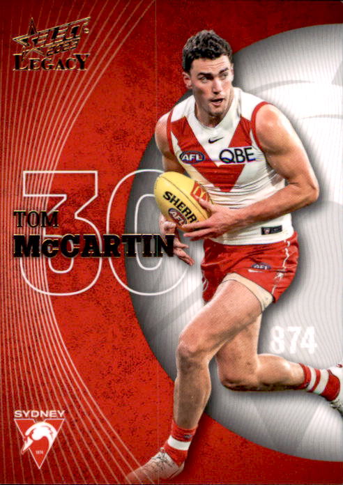 2023 Select AFL Legacy Base Cards - 101 to 158 - Pick Your Card