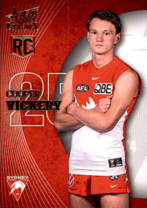 2023 Select AFL Legacy Base Rookie Cards - 158 to 217 - Pick Your Card