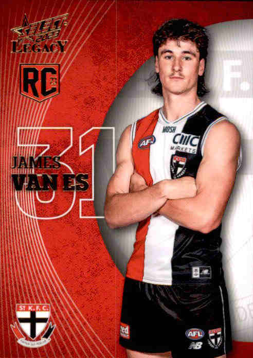 2023 Select AFL Legacy Base Rookie Cards - 158 to 217 - Pick Your Card