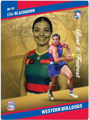 2024 Teamcoach AFLW GOLD Best & Fairest Cards - Cards BF-01 to BF-18 - Pick Your Card