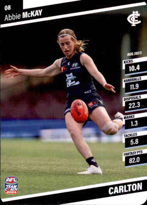 2024 Teamcoach AFLW Common Cards - Cards 1 to 54 - Pick Your Card