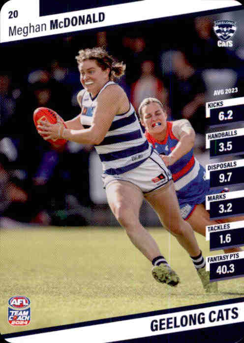 2024 Teamcoach AFLW Common Cards - Cards 1 to 54 - Pick Your Card