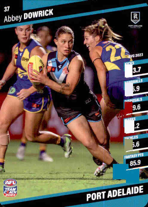 2024 Teamcoach AFLW Common Cards - Cards 1 to 54 - Pick Your Card