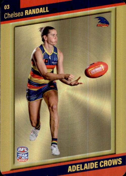 2024 Teamcoach AFLW GOLD Parallel Cards - Cards 1 to 54 - Pick Your Card