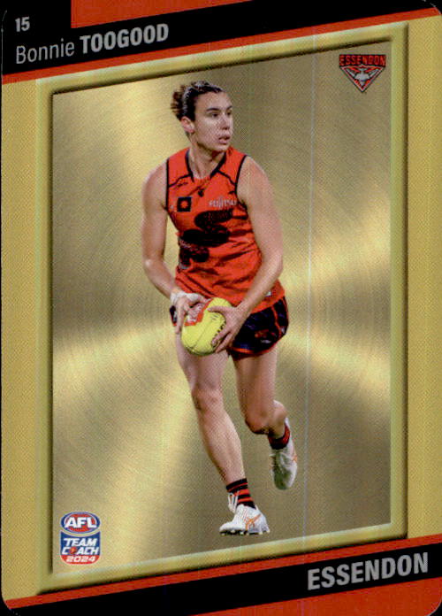 2024 Teamcoach AFLW GOLD Parallel Cards - Cards 1 to 54 - Pick Your Card