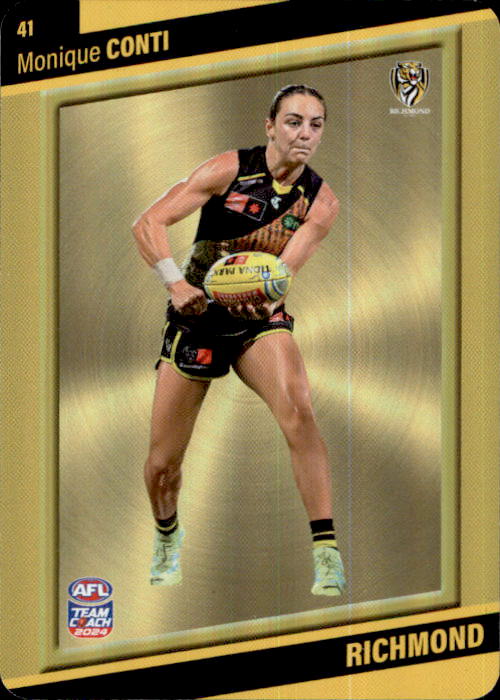 2024 Teamcoach AFLW GOLD Parallel Cards - Cards 1 to 54 - Pick Your Card