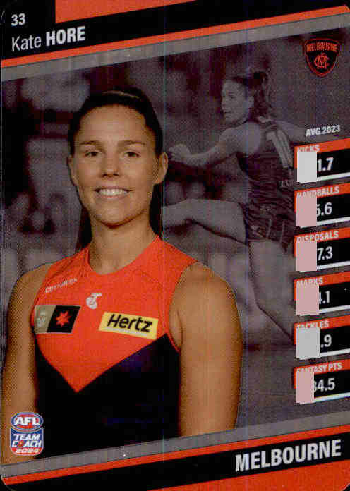 2024 Teamcoach AFLW Silver Parallel Cards - Cards 1 to 54 - Pick Your Card