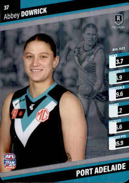 2024 Teamcoach AFLW Silver Parallel Cards - Cards 1 to 54 - Pick Your Card