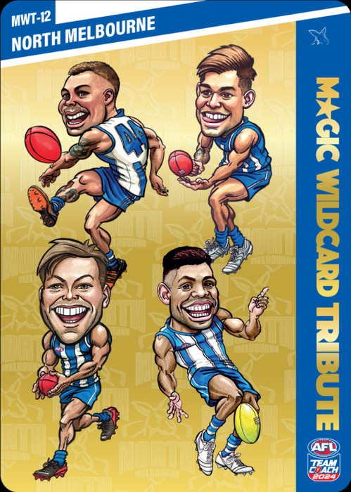 North Melbourne, GOLD Magic Wildcard Tribute, 2024 Teamcoach AFL