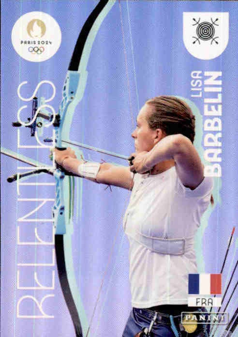 Lisa Barbelin, #188, Relentless, 2024 Panini Paris Olympics