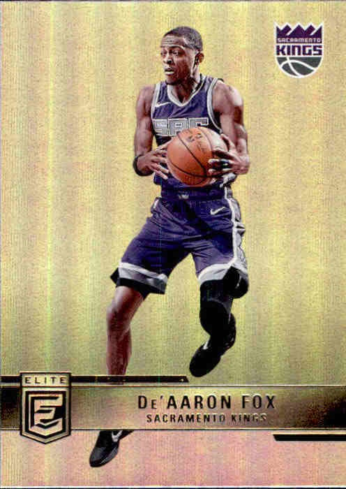 De'Aaron Fox, 2021-22 Panini Donruss Elite Basketball NBA