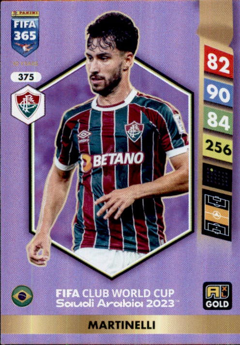 Martinelli, FIFA Club World Cup, 2025 Panini FIFA 365 Adrenalyn XL Soccer