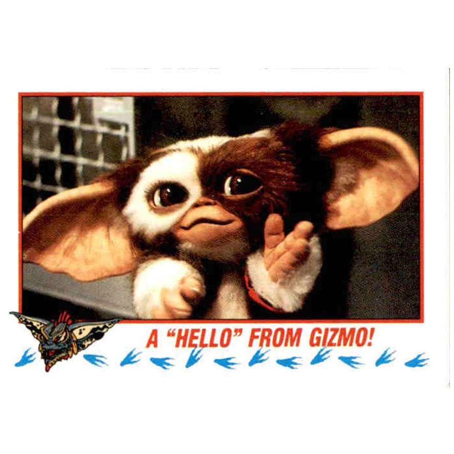 A Hello From Gizmo!, 1990 Topps Gremlins 2