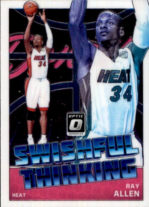 Ray Allen, Swishful Thinking, 2018-19 Donruss Optic Basketball NBA