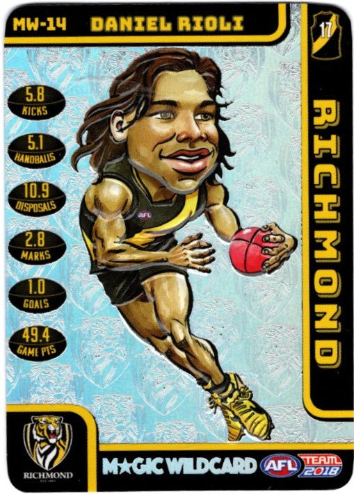 Daniel Rioli, Magic Wildcard, 2018 Teamcoach AFL