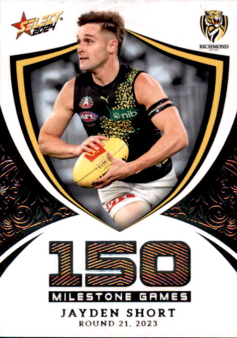 Jayden Short, MG83, Milestone, 2024 Select AFL Footy Stars