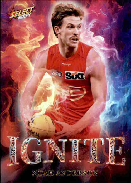 Noah Anderson, IG33, Ignite, 2024 Select AFL Footy Stars