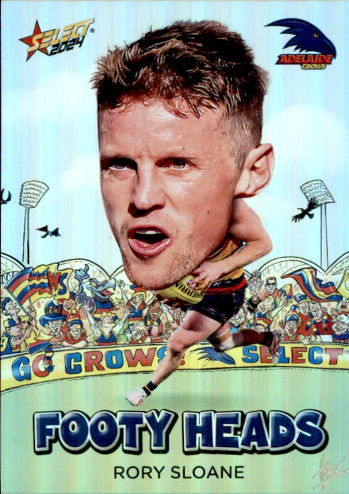Rory Sloane, FH4, Footy Heads, 2024 Select AFL Footy Stars