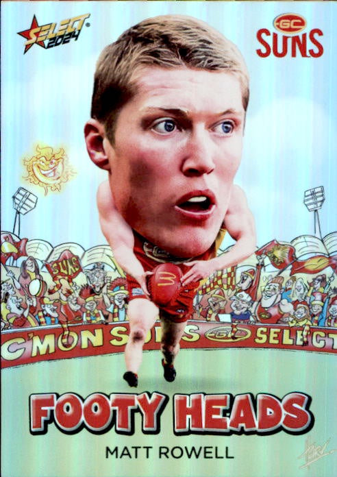 Matt Rowell, FH45, Footy Heads, 2024 Select AFL Footy Stars