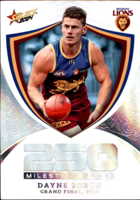 Dayne Zorko, MG12, Milestone, 2024 Select AFL Footy Stars