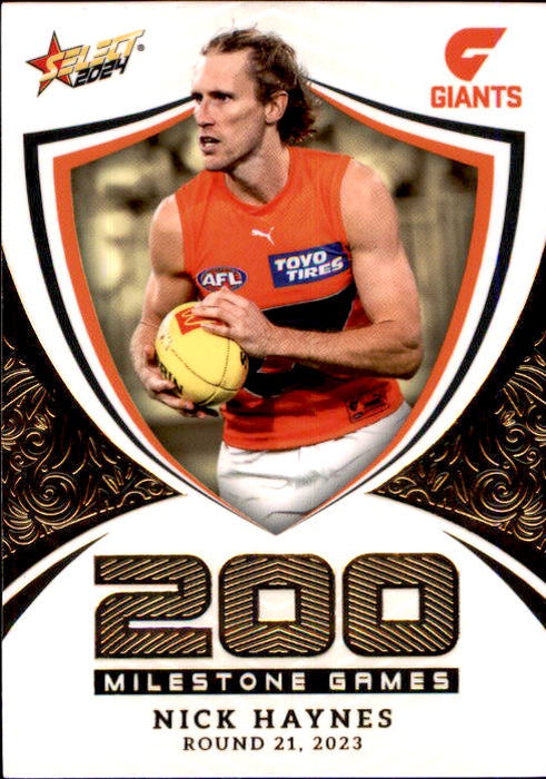 Nick Haynes, MG48, Milestone, 2024 Select AFL Footy Stars