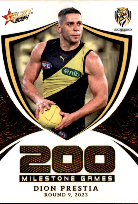 Dion Prestia, MG78, Milestone, 2024 Select AFL Footy Stars