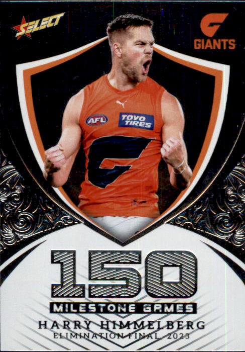 Harry Himmelberg, MGH50, Milestone Hobby, 2024 Select AFL Footy Stars