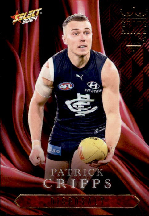 Patrick Cripps, SK11, Stats Kings, 2024 Select AFL Footy Stars