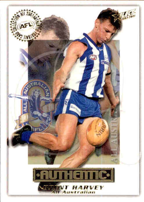 Brent Harvey, All Australian, 2001 Select AFL Authentic