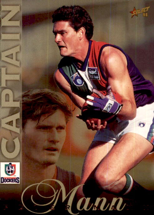 Peter Mann, Captain Card, 1998 Select AFL