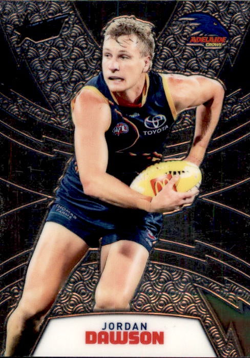 Jordan Dawson, LTR1, Luminous Thunderbolt Refractor, 2024 Select AFL Footy Stars