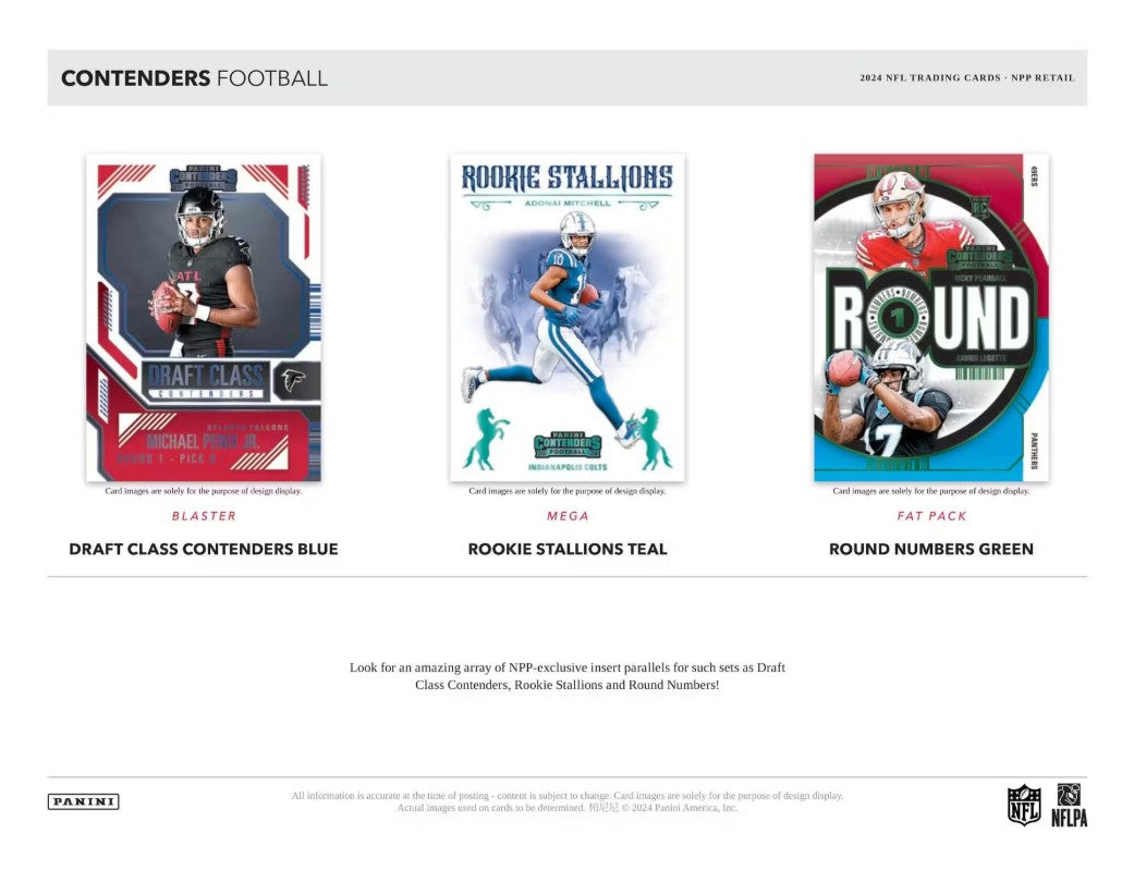 2024 Panini Contenders Football Jumbo Value 12-Pack