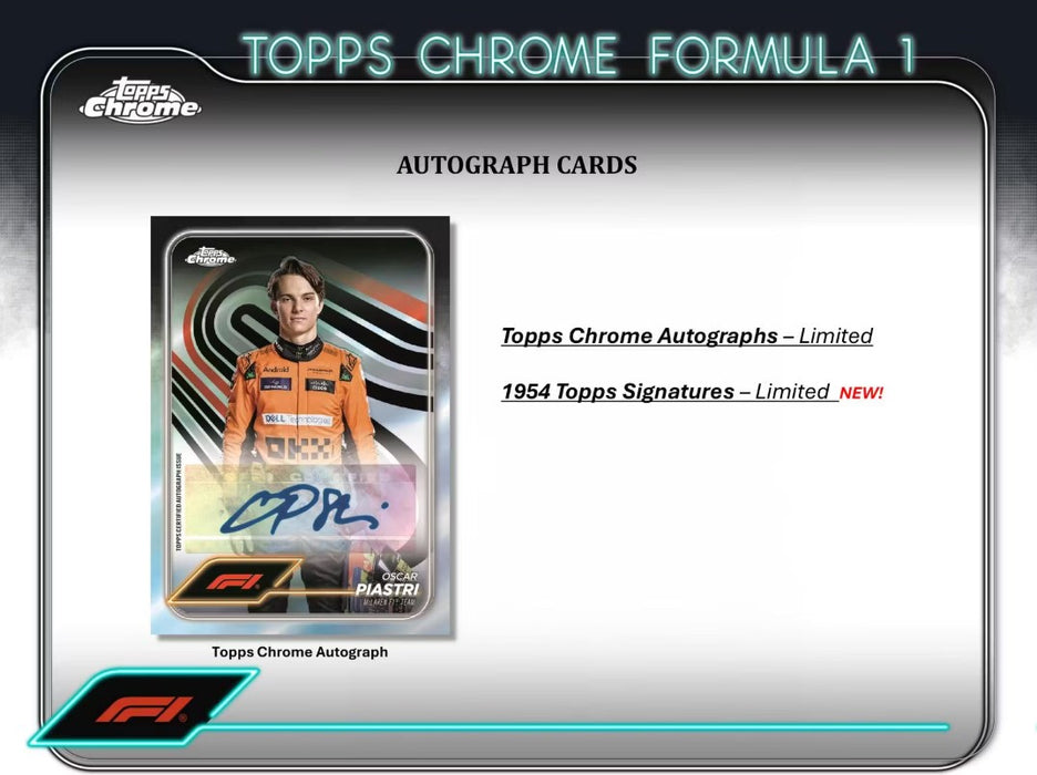 2024 Topps Chrome F1 Formula 1 Blaster Box