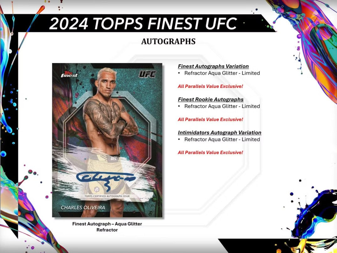 2024 Topps UFC Finest 6-Pack Blaster Box