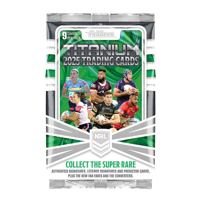 COMBO: 2025 TLA Traders Titanium NRL Rugby League Box & Album - PREORDER