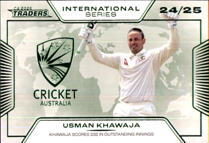 Usman Khawaja, International Series, 2025-26 TGI TLA CA Cricket Traders